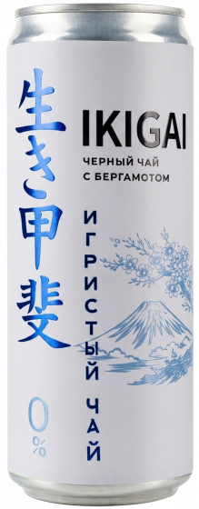 IKIGAI (ИКИГАЙ) игристый черный чай с бергамотом ВИЛАШ - группа компаний