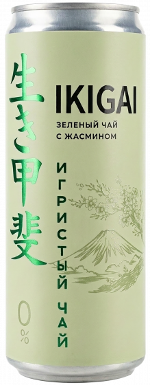 IKIGAI (ИКИГАЙ) игристый зеленый чай с жасмином ВИЛАШ - группа компаний